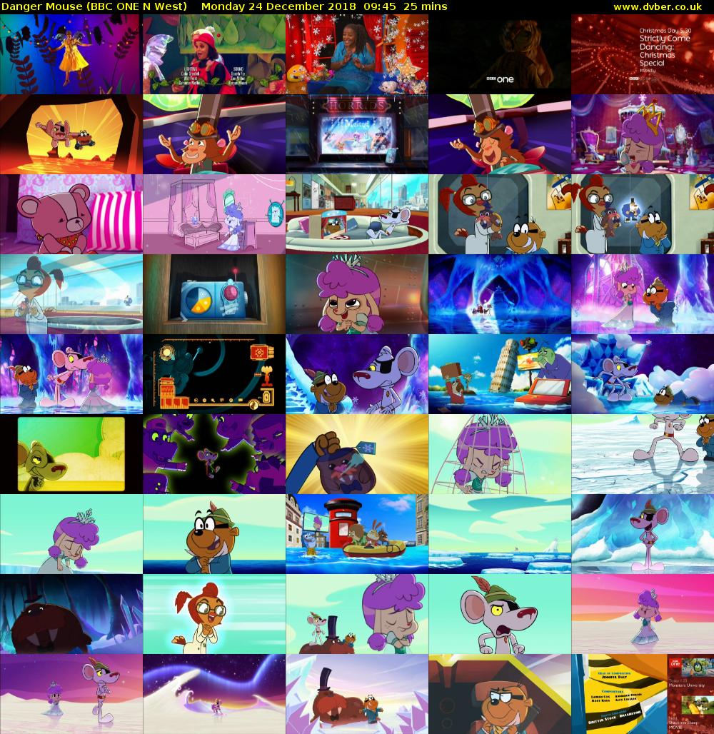 Danger Mouse (BBC ONE N West) Monday 24 December 2018 09:45 - 10:10