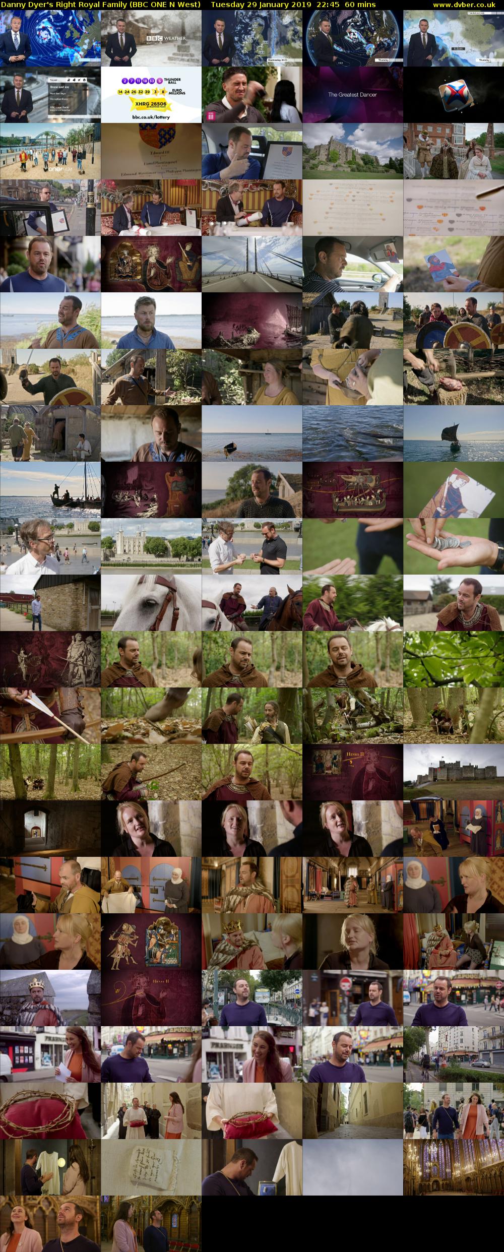 Danny Dyer's Right Royal Family (BBC ONE N West) Tuesday 29 January 2019 22:45 - 23:45