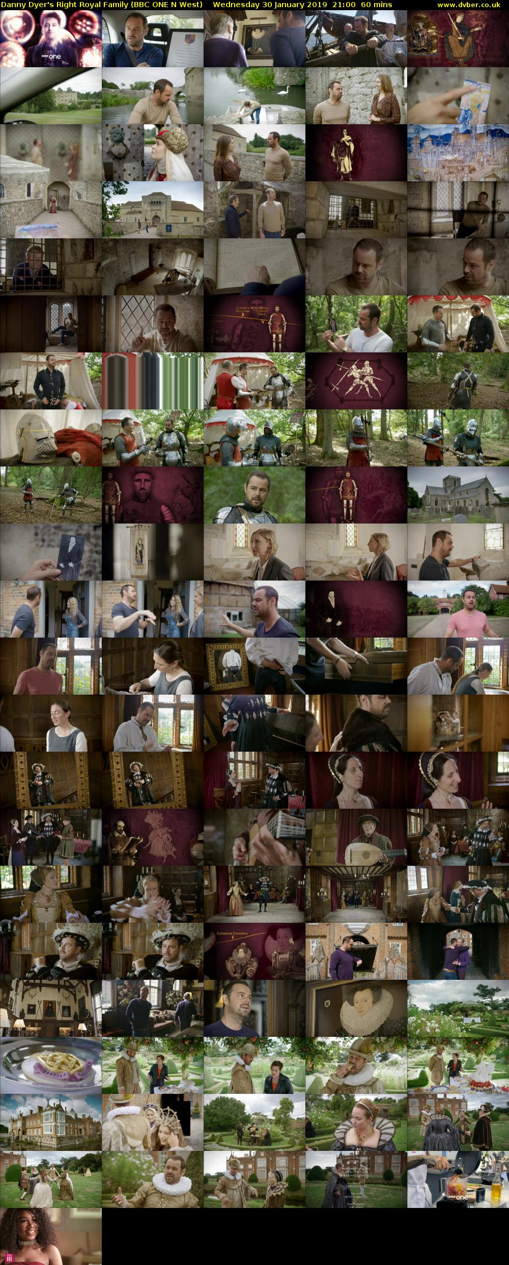 Danny Dyer's Right Royal Family (BBC ONE N West) Wednesday 30 January 2019 21:00 - 22:00