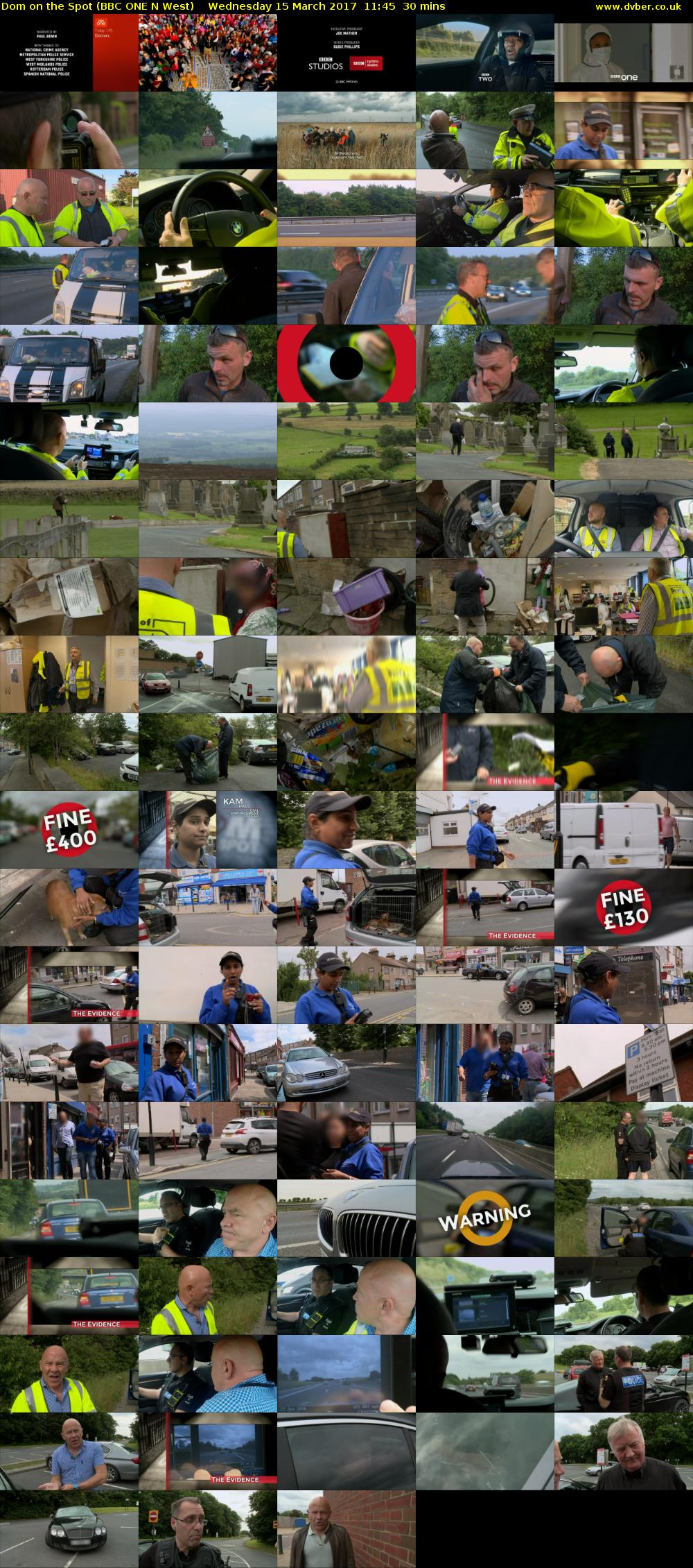 Dom on the Spot (BBC ONE N West) Wednesday 15 March 2017 11:45 - 12:15