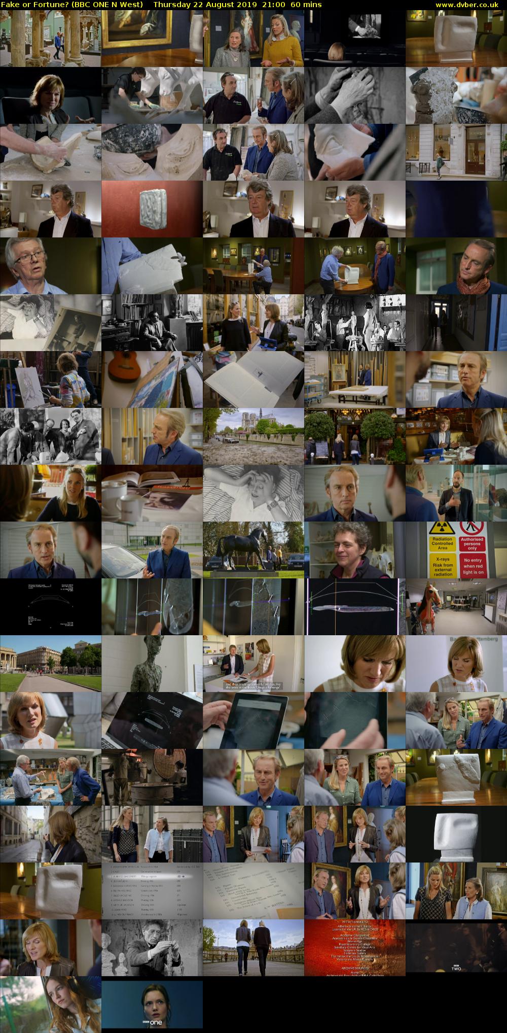 Fake or Fortune? (BBC ONE N West) Thursday 22 August 2019 21:00 - 22:00