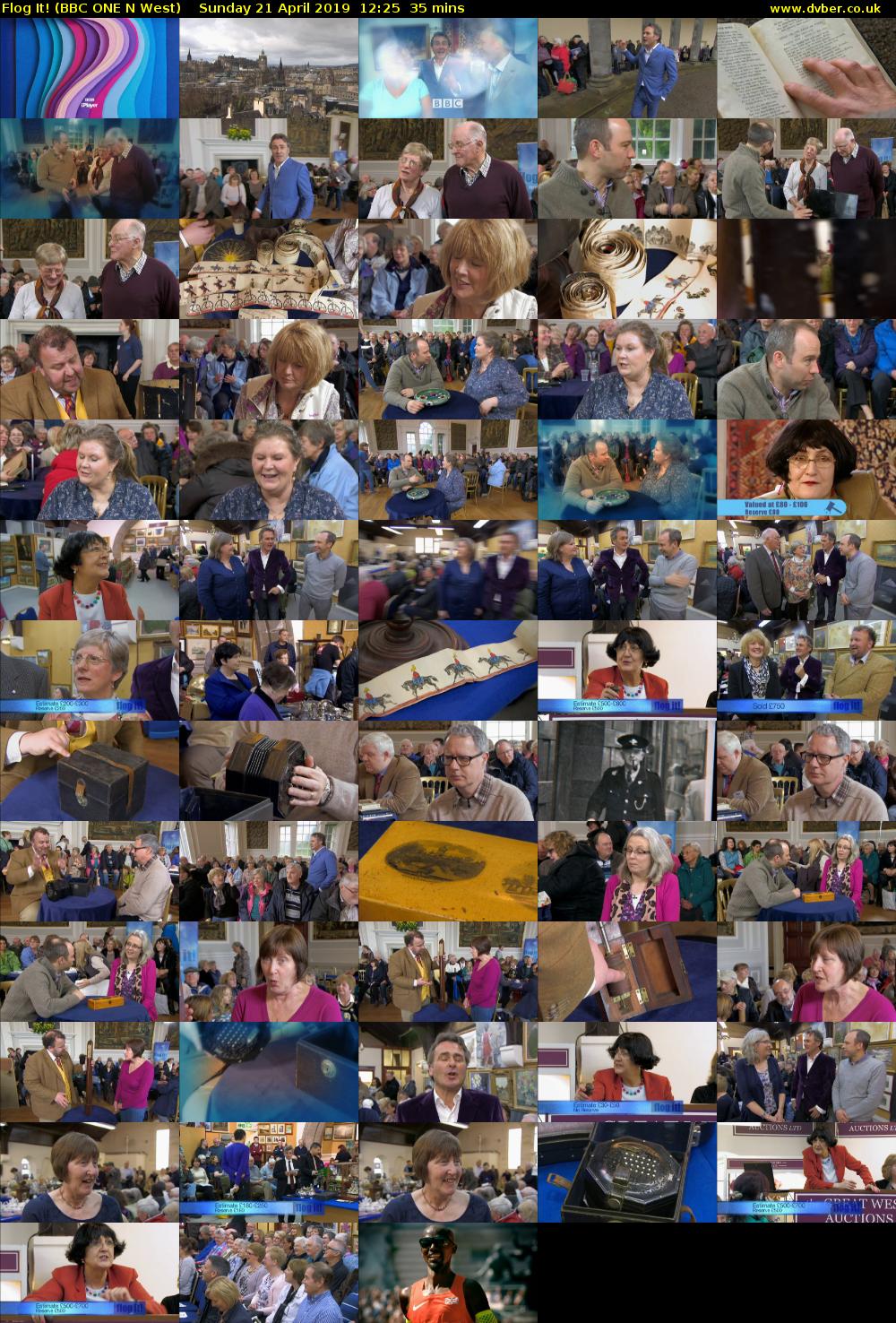 Flog It! (BBC ONE N West) Sunday 21 April 2019 12:25 - 13:00
