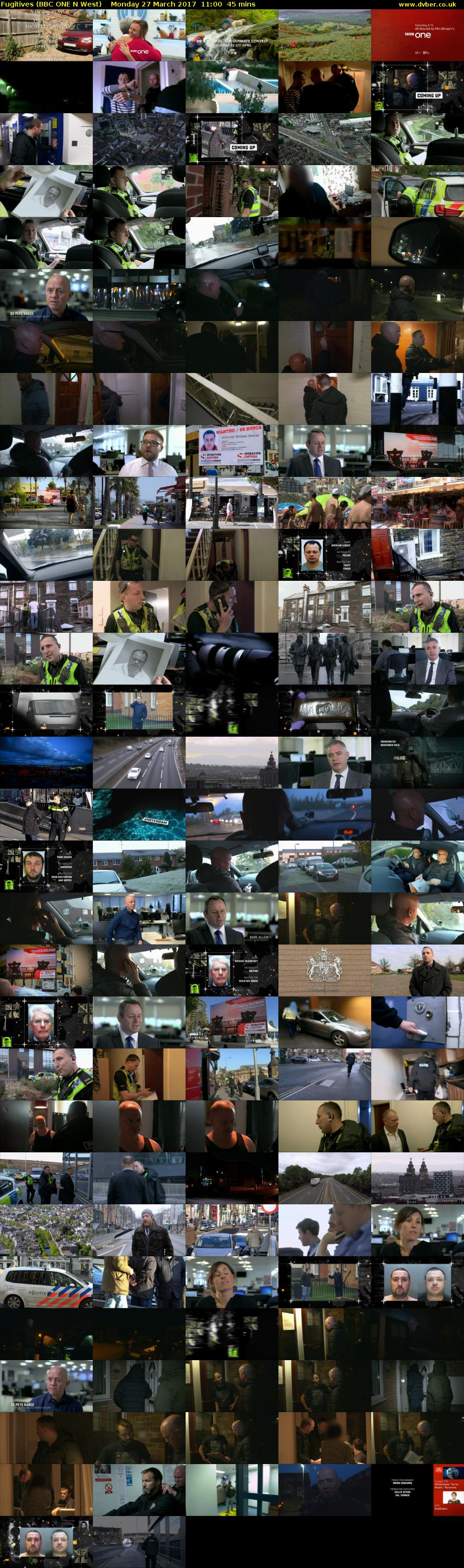 Fugitives (BBC ONE N West) Monday 27 March 2017 11:00 - 11:45