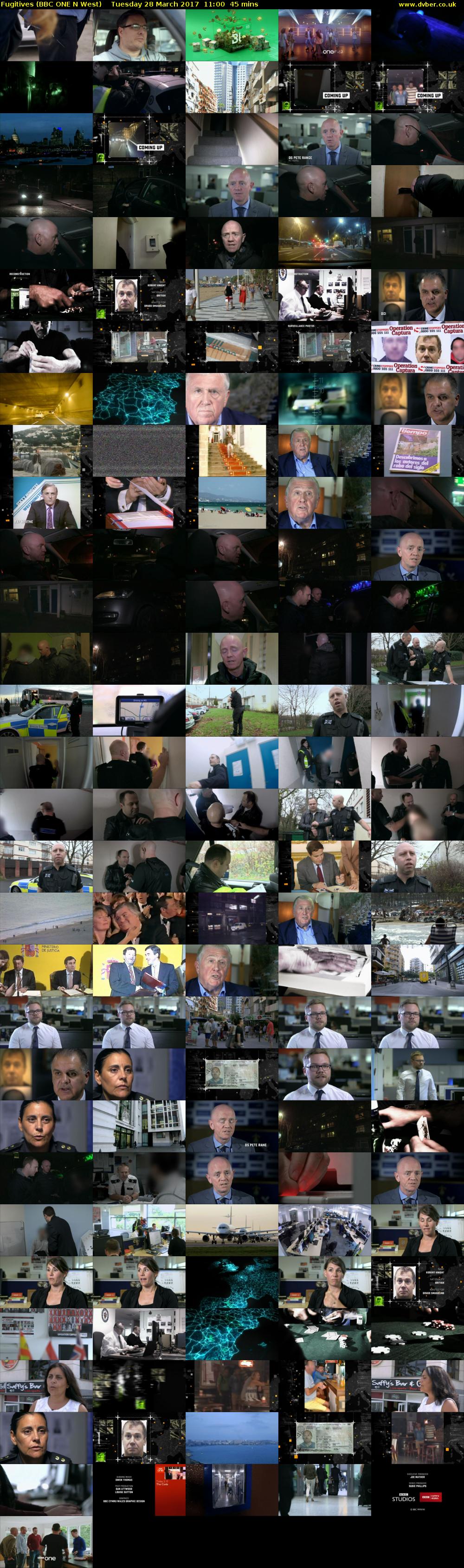 Fugitives (BBC ONE N West) Tuesday 28 March 2017 11:00 - 11:45