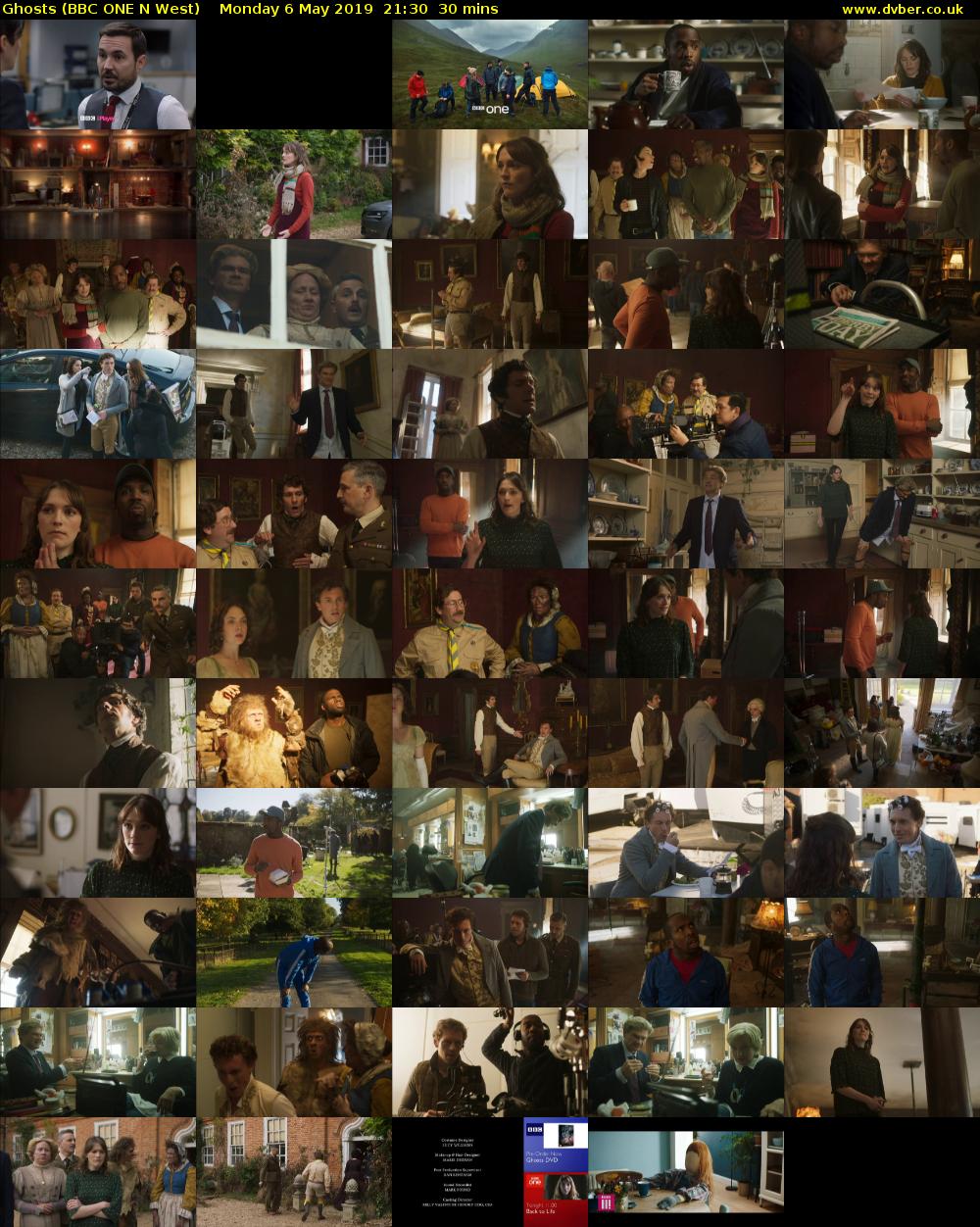 Ghosts (BBC ONE N West) Monday 6 May 2019 21:30 - 22:00