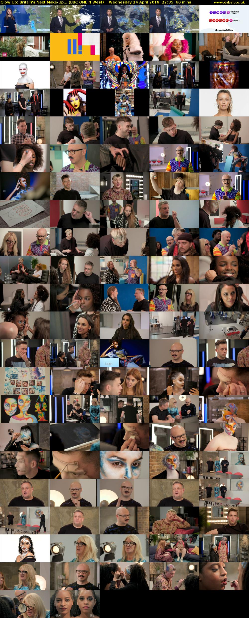 Glow Up: Britain's Next Make-Up... (BBC ONE N West) Wednesday 24 April 2019 22:35 - 23:35