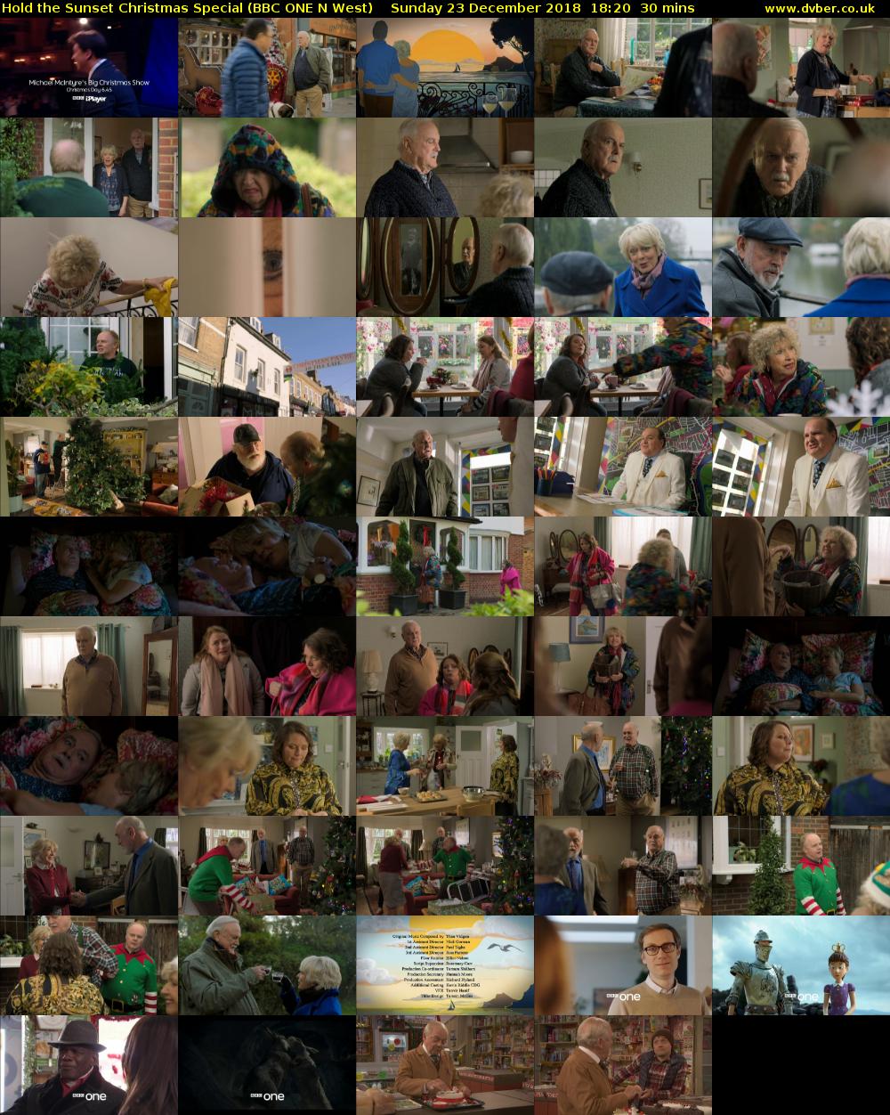 Hold the Sunset Christmas Special (BBC ONE N West) Sunday 23 December 2018 18:20 - 18:50