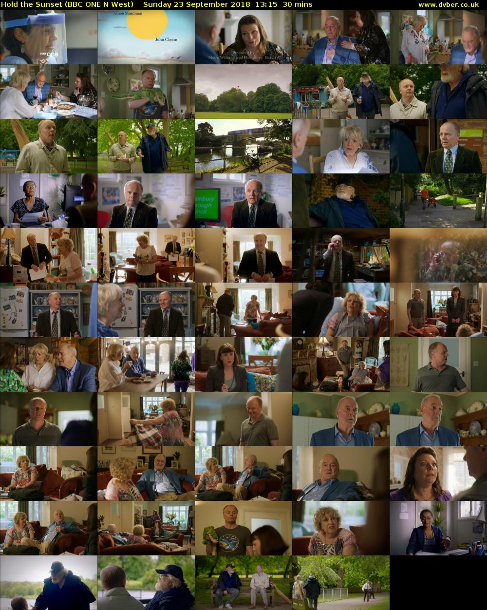 Hold the Sunset (BBC ONE N West) Sunday 23 September 2018 13:15 - 13:45