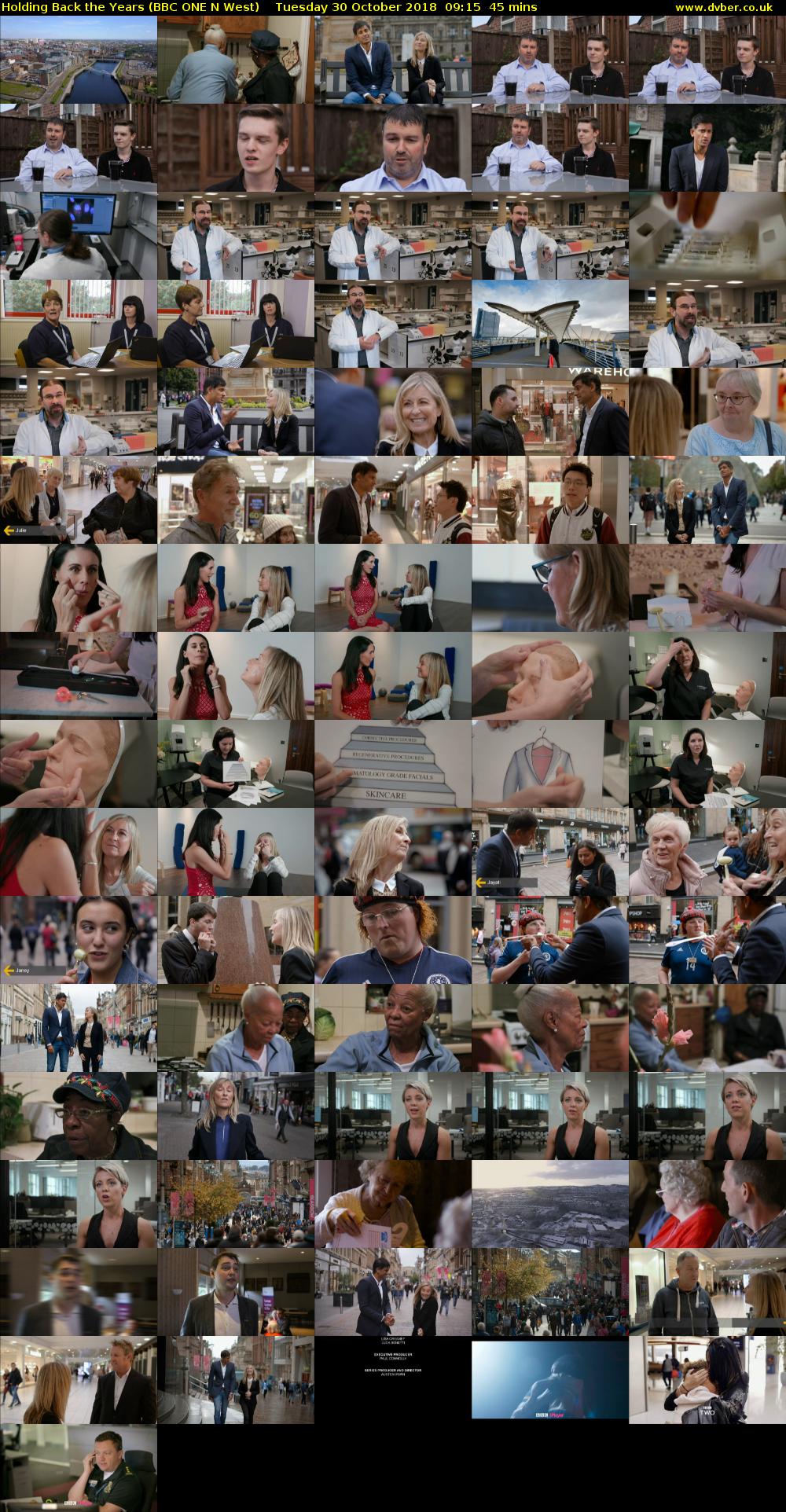 Holding Back the Years (BBC ONE N West) Tuesday 30 October 2018 09:15 - 10:00