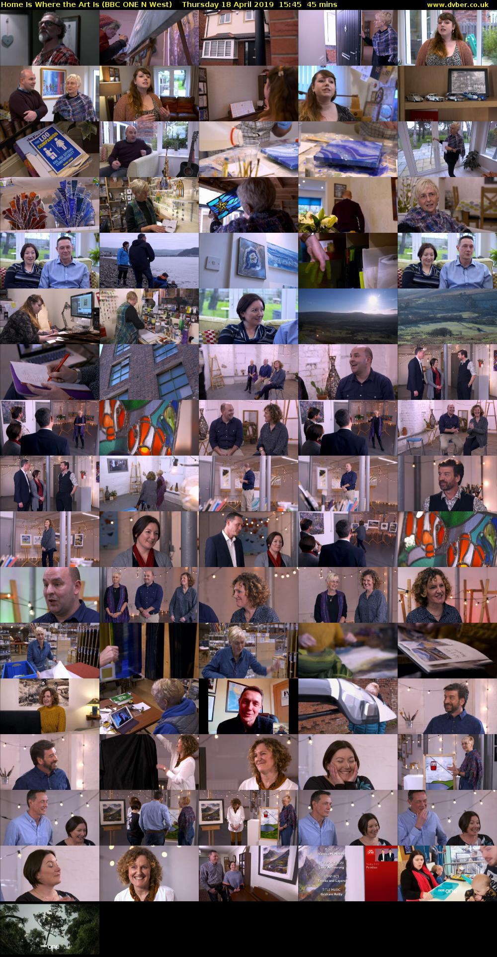 Home Is Where the Art Is (BBC ONE N West) Thursday 18 April 2019 15:45 - 16:30