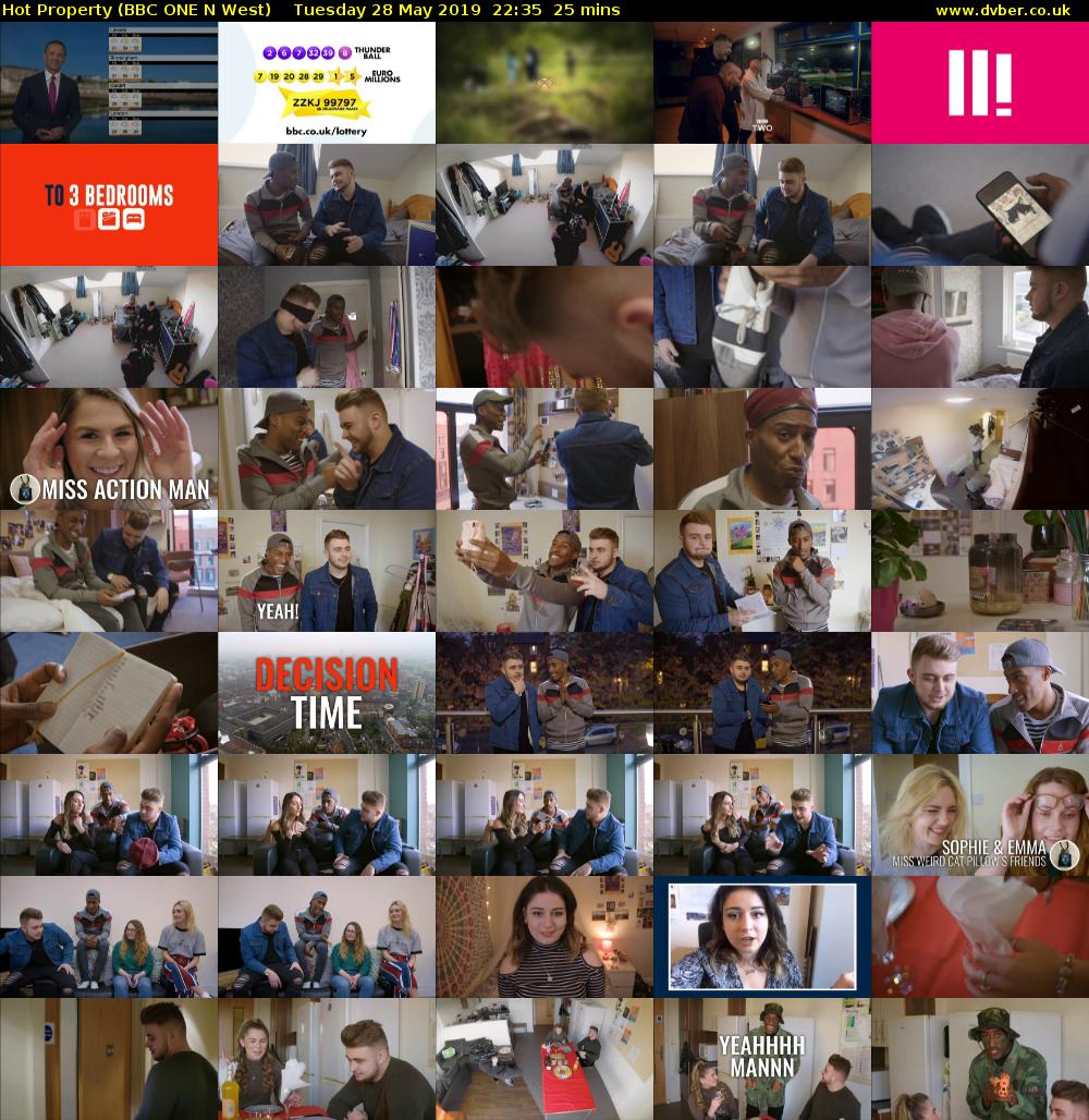Hot Property (BBC ONE N West) Tuesday 28 May 2019 22:35 - 23:00
