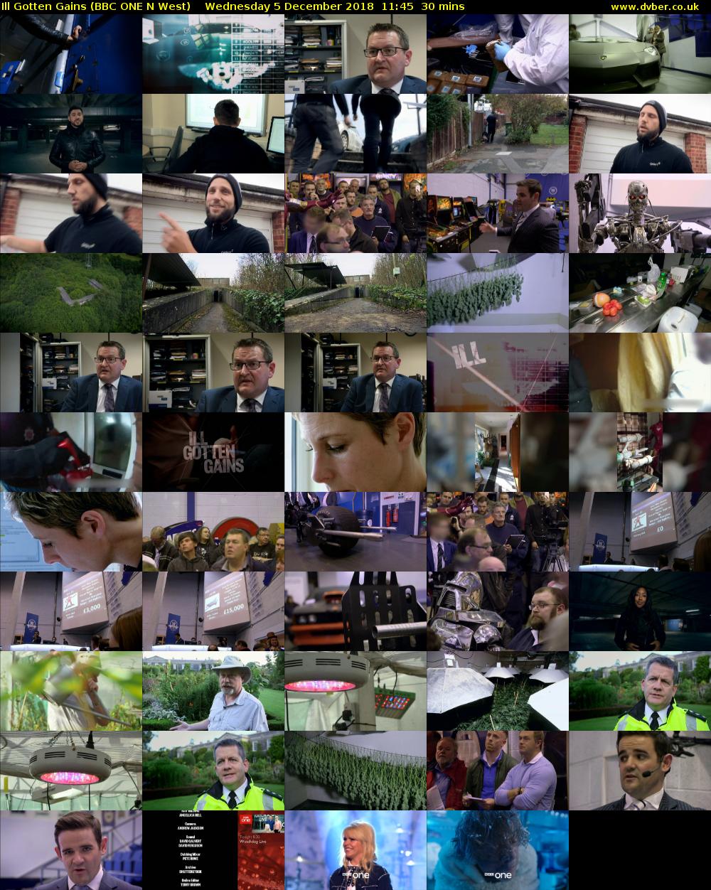 Ill Gotten Gains (BBC ONE N West) Wednesday 5 December 2018 11:45 - 12:15
