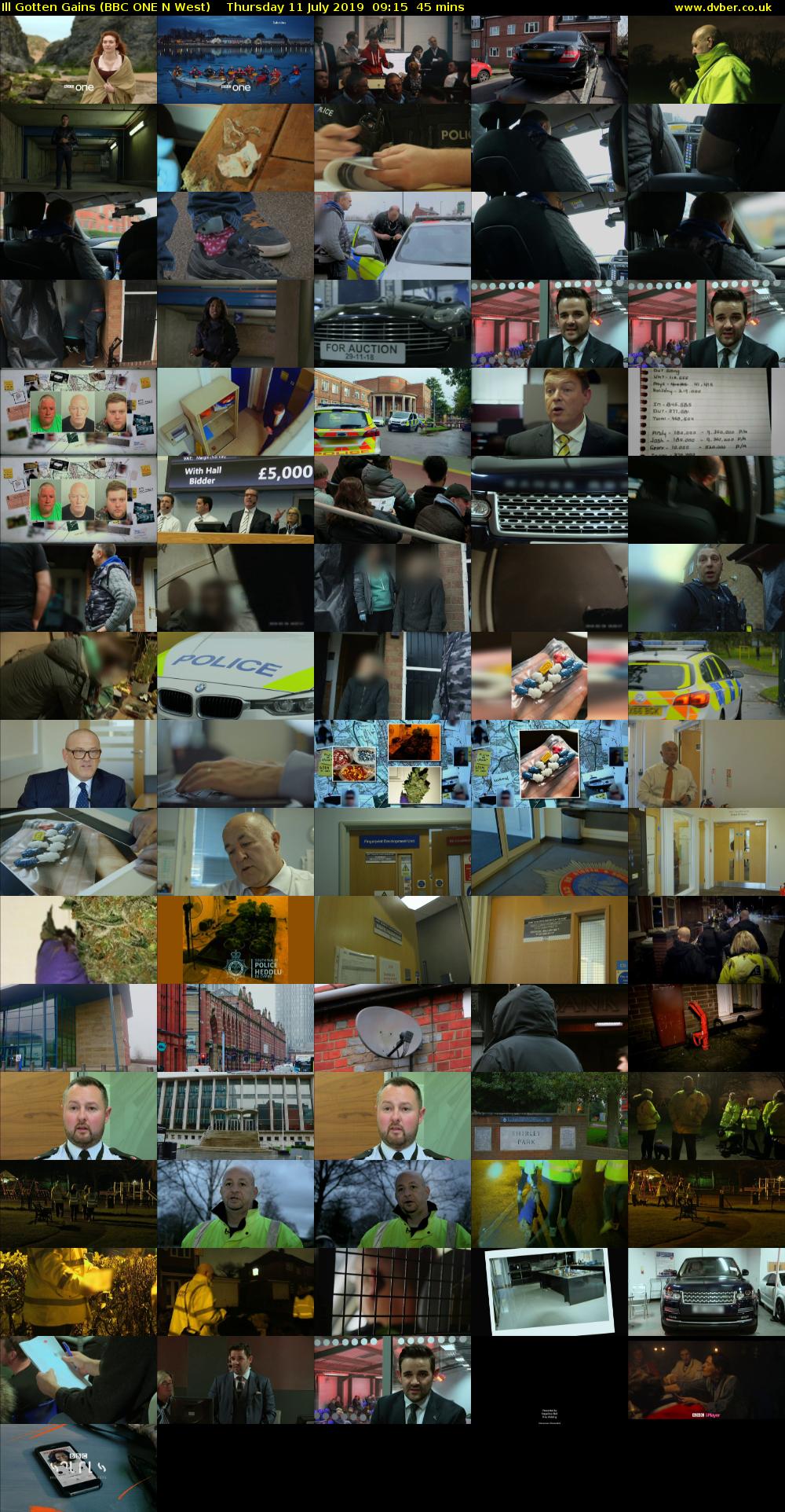 Ill Gotten Gains (BBC ONE N West) Thursday 11 July 2019 09:15 - 10:00