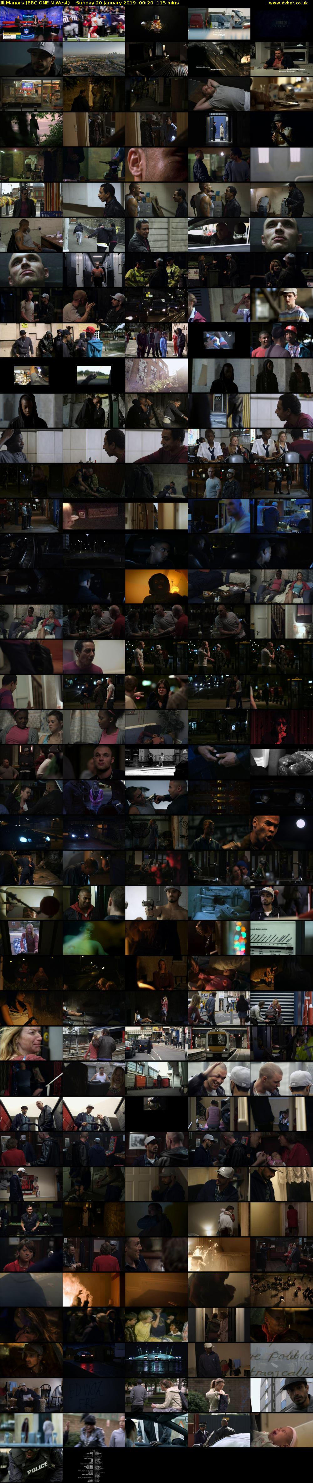 Ill Manors (BBC ONE N West) Sunday 20 January 2019 00:20 - 02:15