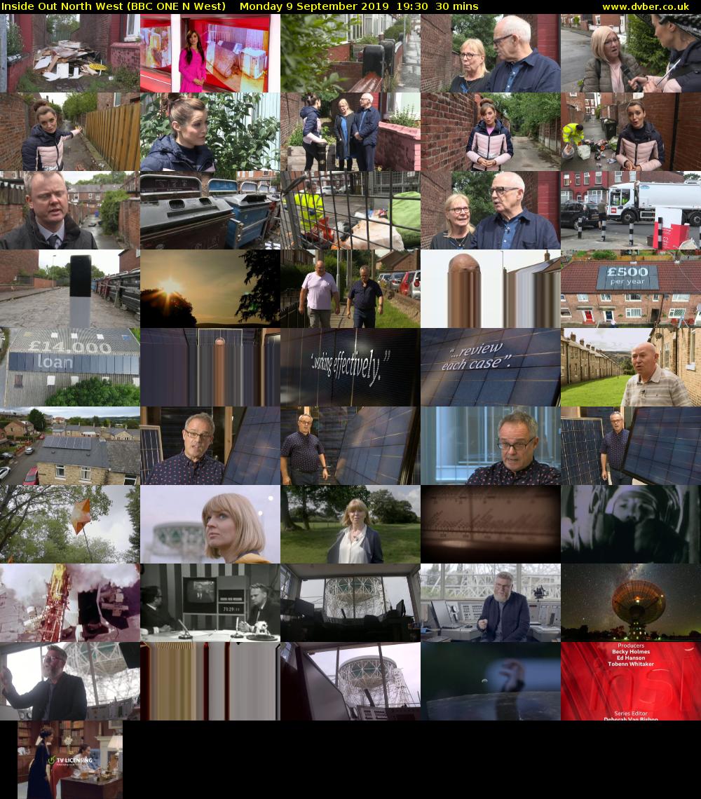 Inside Out North West (BBC ONE N West) Monday 9 September 2019 19:30 - 20:00