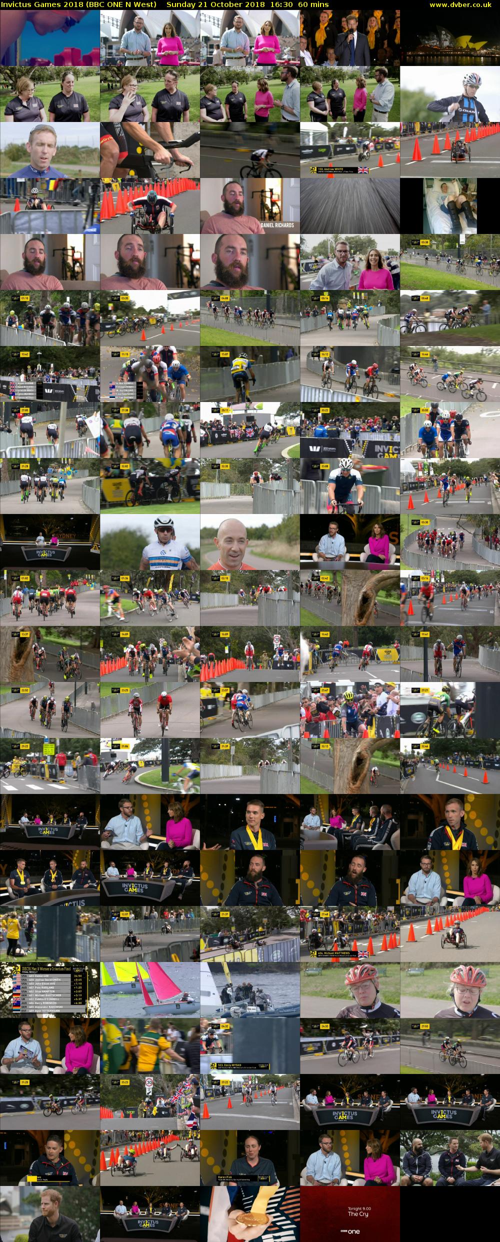 Invictus Games 2018 (BBC ONE N West) Sunday 21 October 2018 16:30 - 17:30