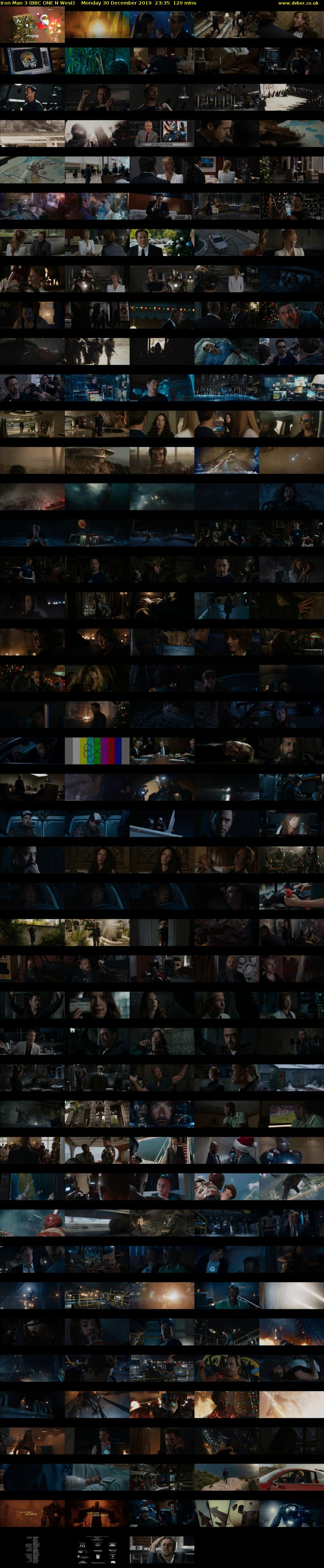 Iron Man 3 (BBC ONE N West) Monday 30 December 2019 23:35 - 01:35