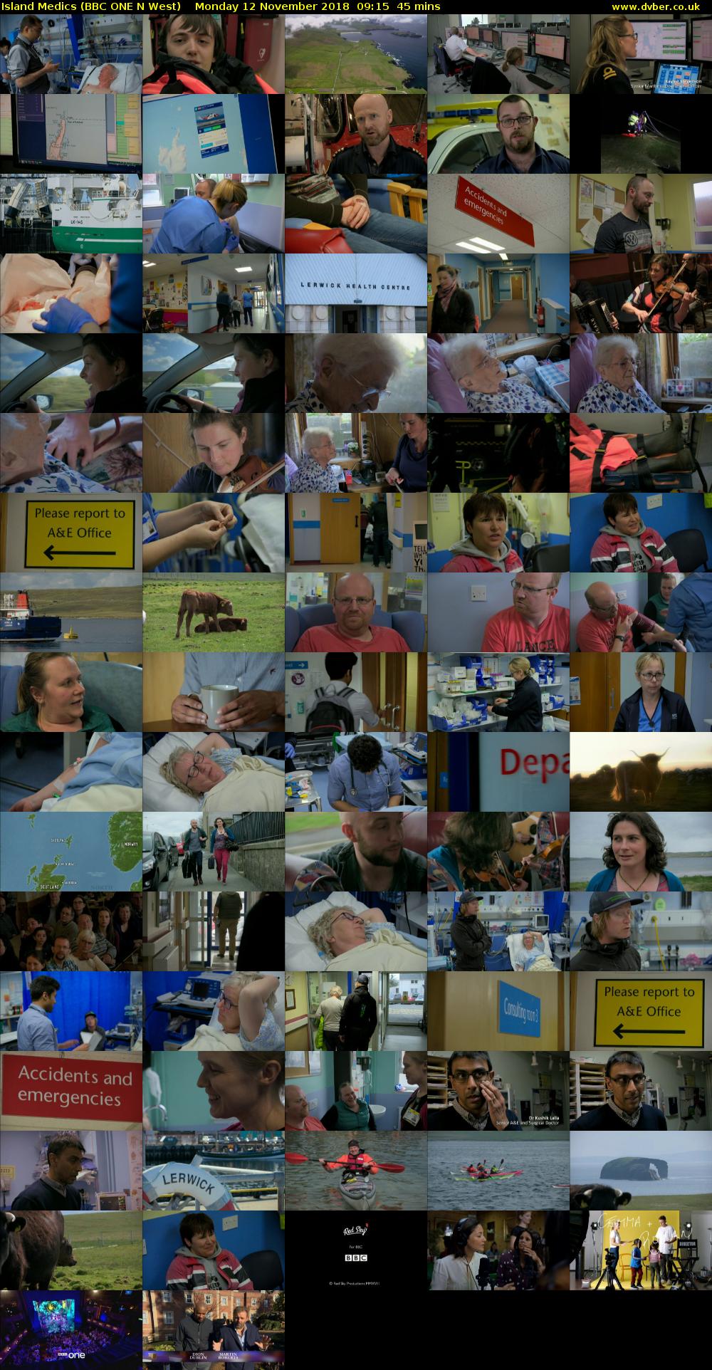 Island Medics (BBC ONE N West) Monday 12 November 2018 09:15 - 10:00