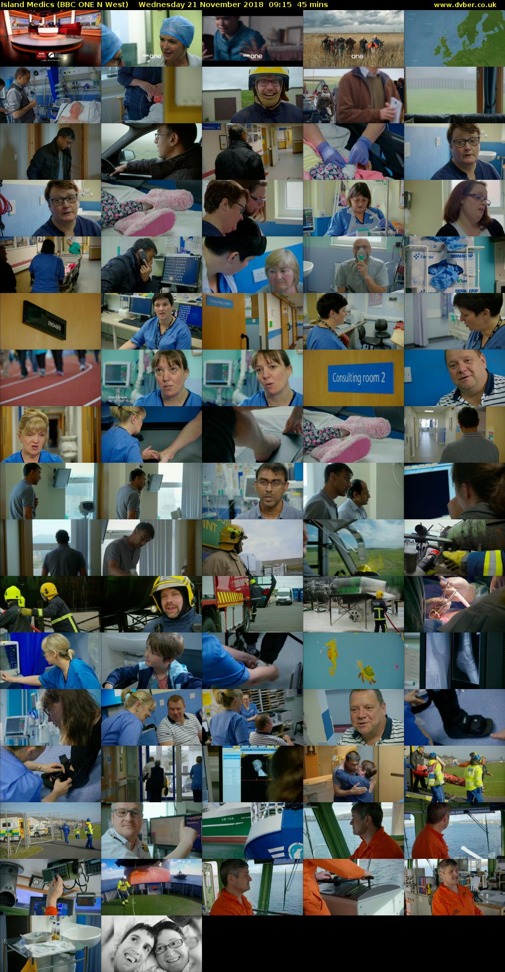 Island Medics (BBC ONE N West) Wednesday 21 November 2018 09:15 - 10:00