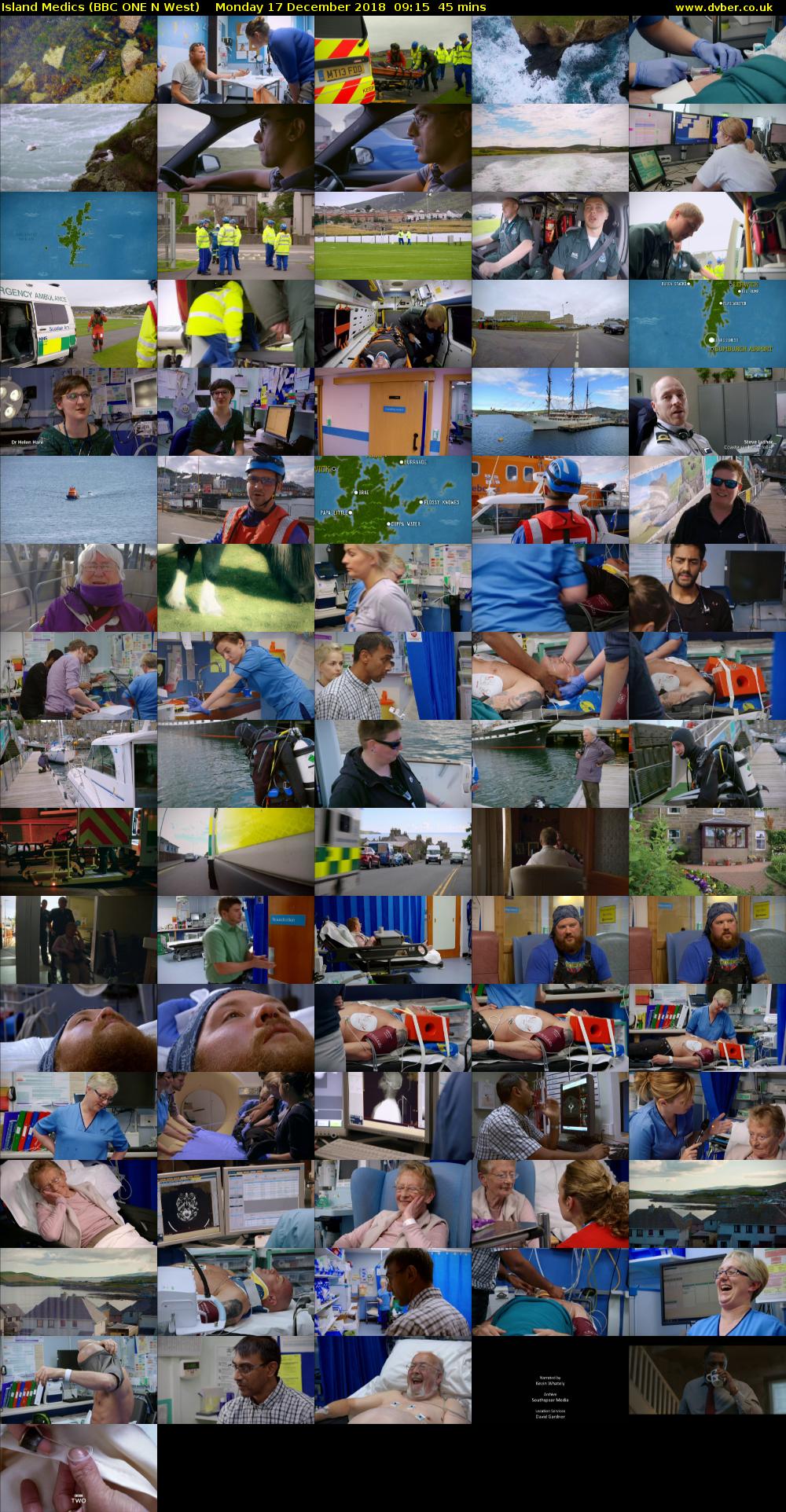 Island Medics (BBC ONE N West) Monday 17 December 2018 09:15 - 10:00