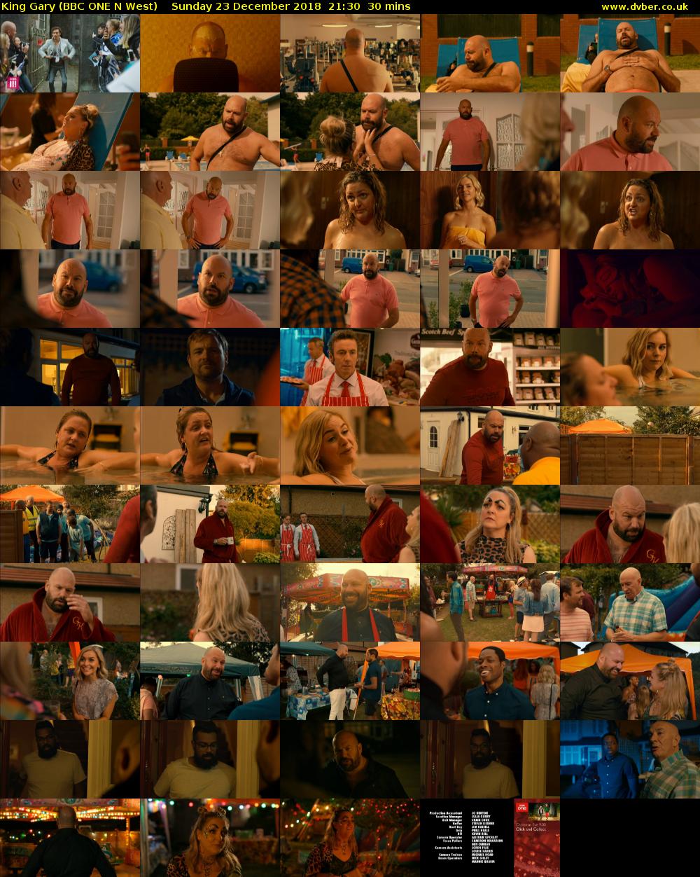 King Gary (BBC ONE N West) Sunday 23 December 2018 21:30 - 22:00