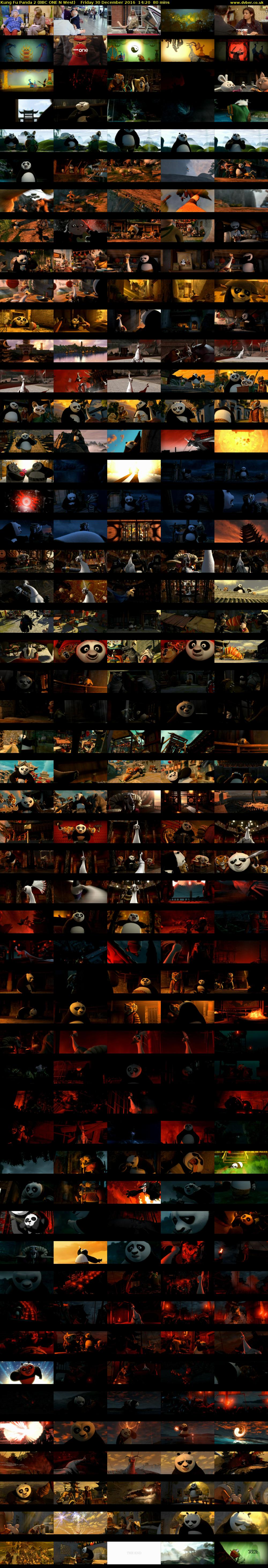 Kung Fu Panda 2 (BBC ONE N West) Friday 30 December 2016 14:20 - 15:40