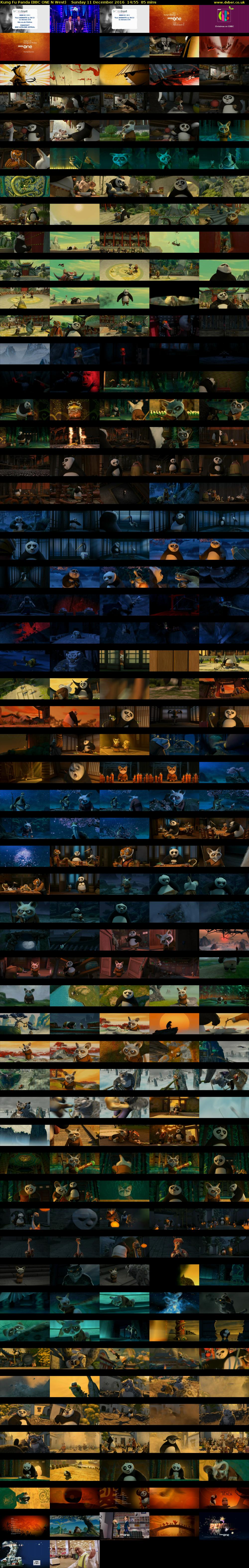 Kung Fu Panda (BBC ONE N West) Sunday 11 December 2016 14:55 - 16:20