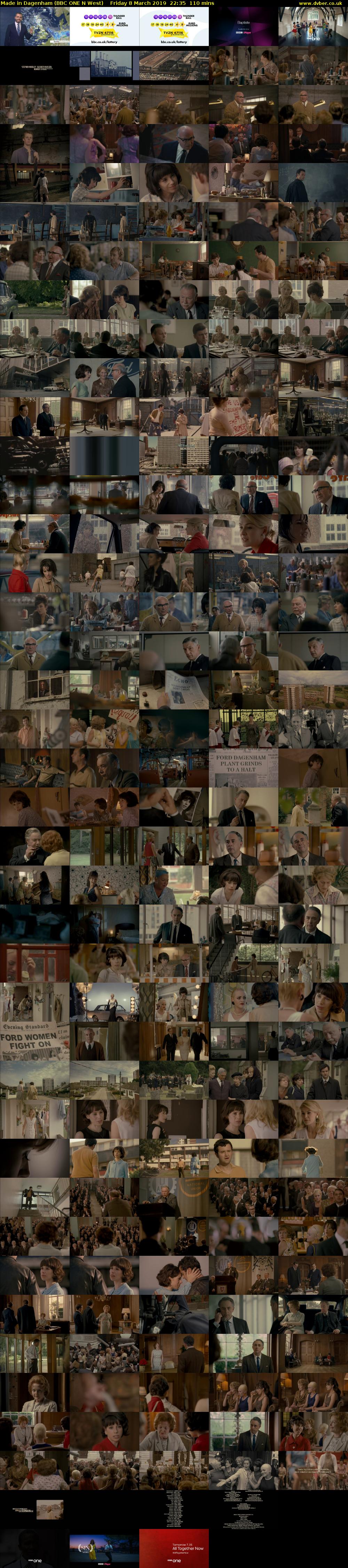 Made in Dagenham (BBC ONE N West) Friday 8 March 2019 22:35 - 00:25
