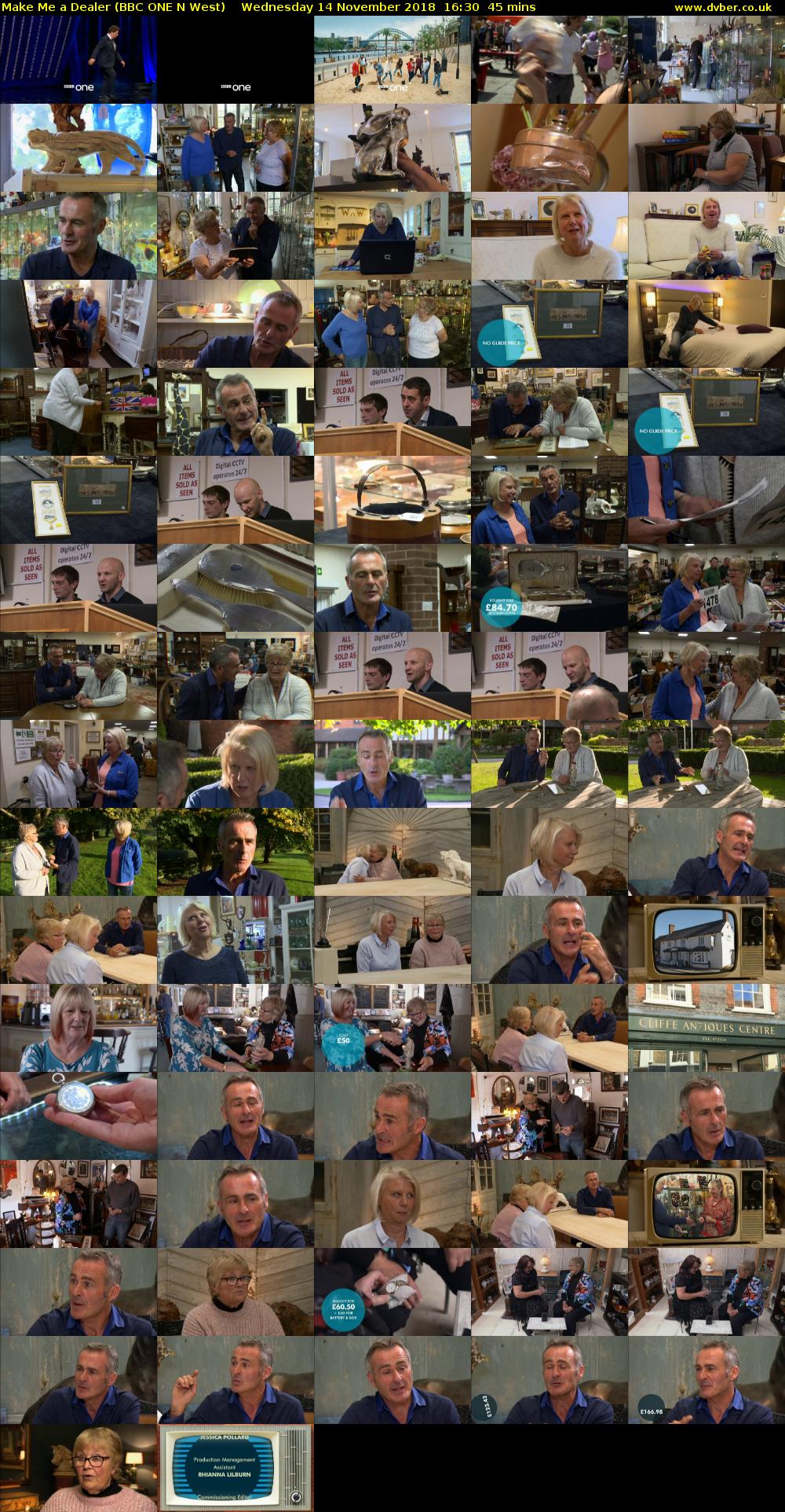 Make Me a Dealer (BBC ONE N West) Wednesday 14 November 2018 16:30 - 17:15