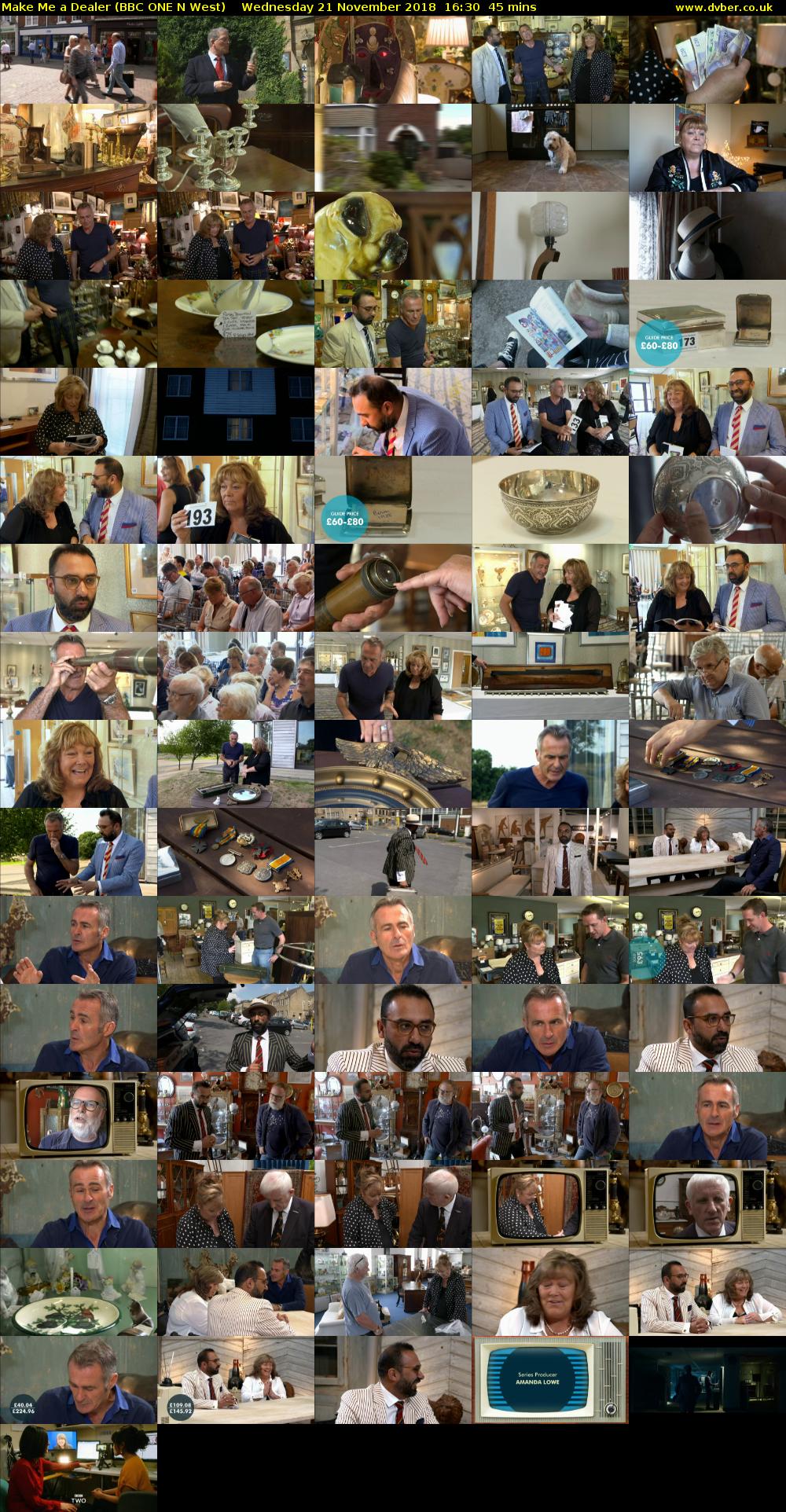 Make Me a Dealer (BBC ONE N West) Wednesday 21 November 2018 16:30 - 17:15