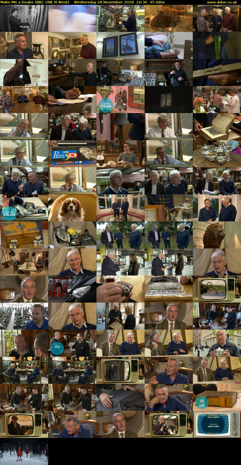 Make Me a Dealer (BBC ONE N West) Wednesday 28 November 2018 16:30 - 17:15