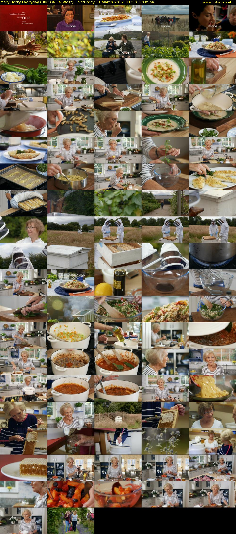 Mary Berry Everyday (BBC ONE N West) Saturday 11 March 2017 11:30 - 12:00