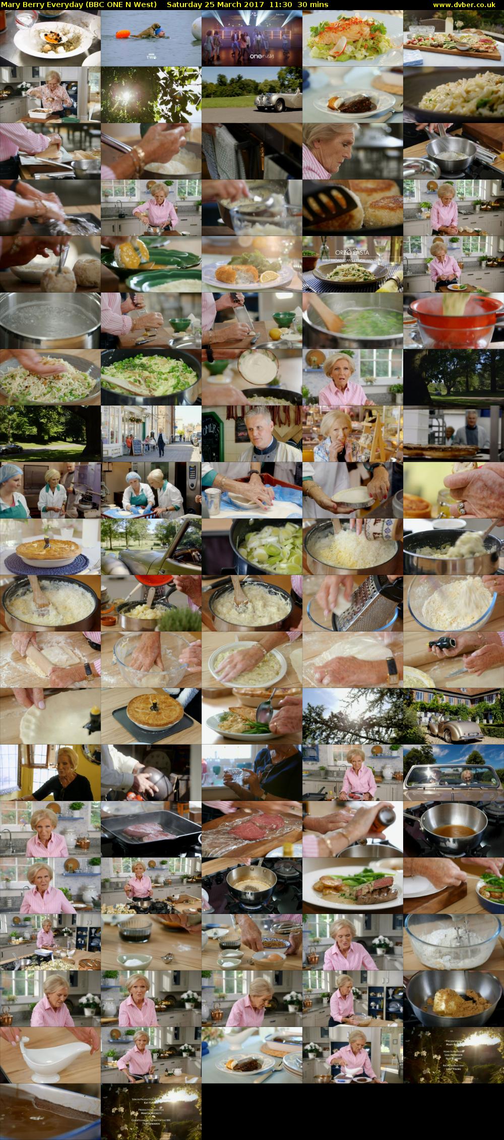 Mary Berry Everyday (BBC ONE N West) Saturday 25 March 2017 11:30 - 12:00
