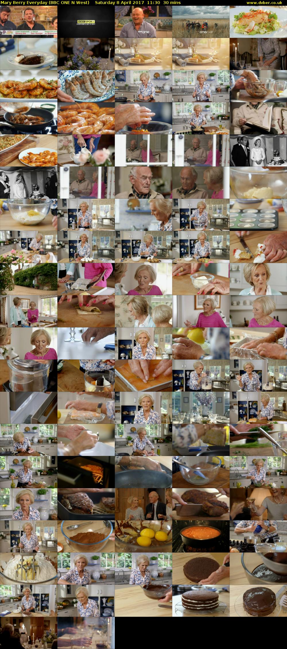 Mary Berry Everyday (BBC ONE N West) Saturday 8 April 2017 11:30 - 12:00