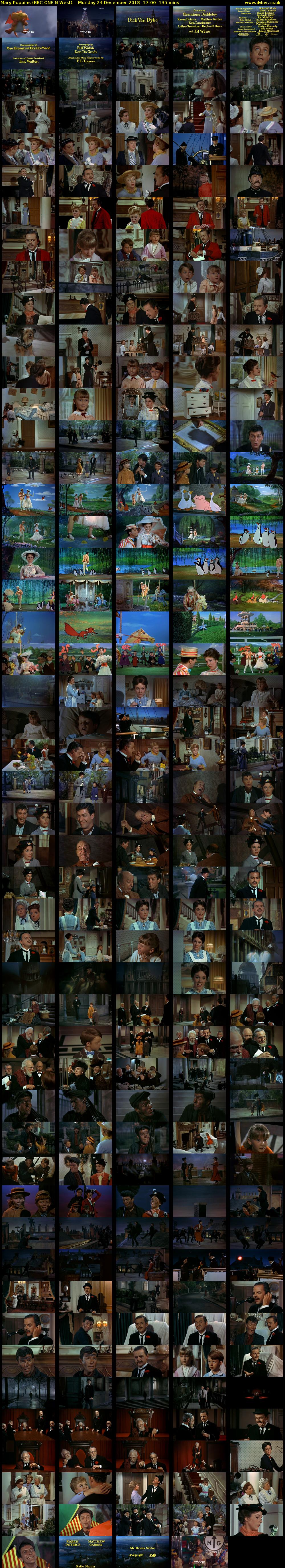 Mary Poppins (BBC ONE N West) Monday 24 December 2018 17:00 - 19:15
