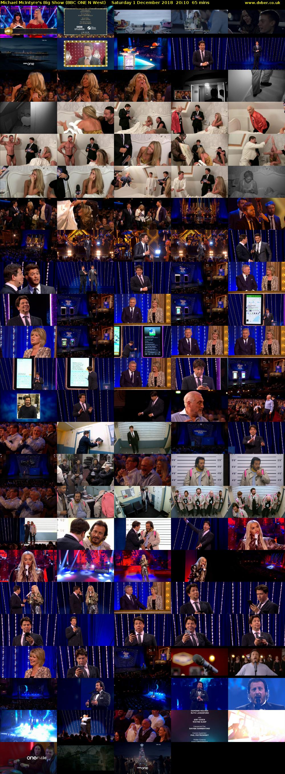 Michael McIntyre's Big Show (BBC ONE N West) Saturday 1 December 2018 20:10 - 21:15