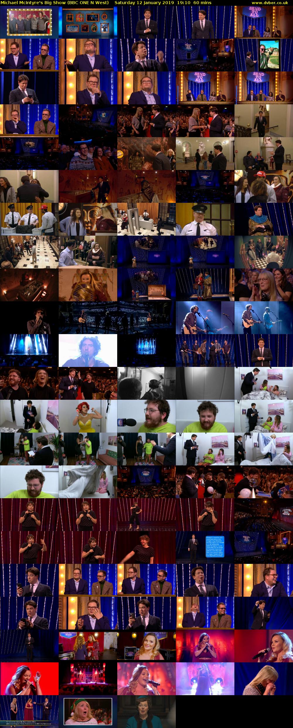 Michael McIntyre's Big Show (BBC ONE N West) Saturday 12 January 2019 19:10 - 20:10