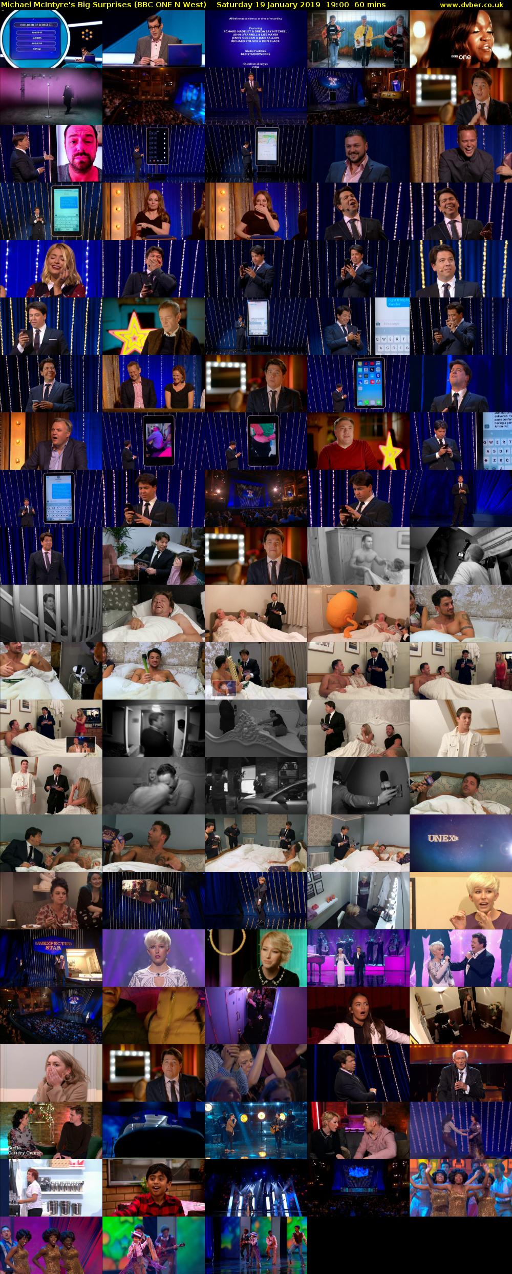 Michael McIntyre's Big Surprises (BBC ONE N West) Saturday 19 January 2019 19:00 - 20:00