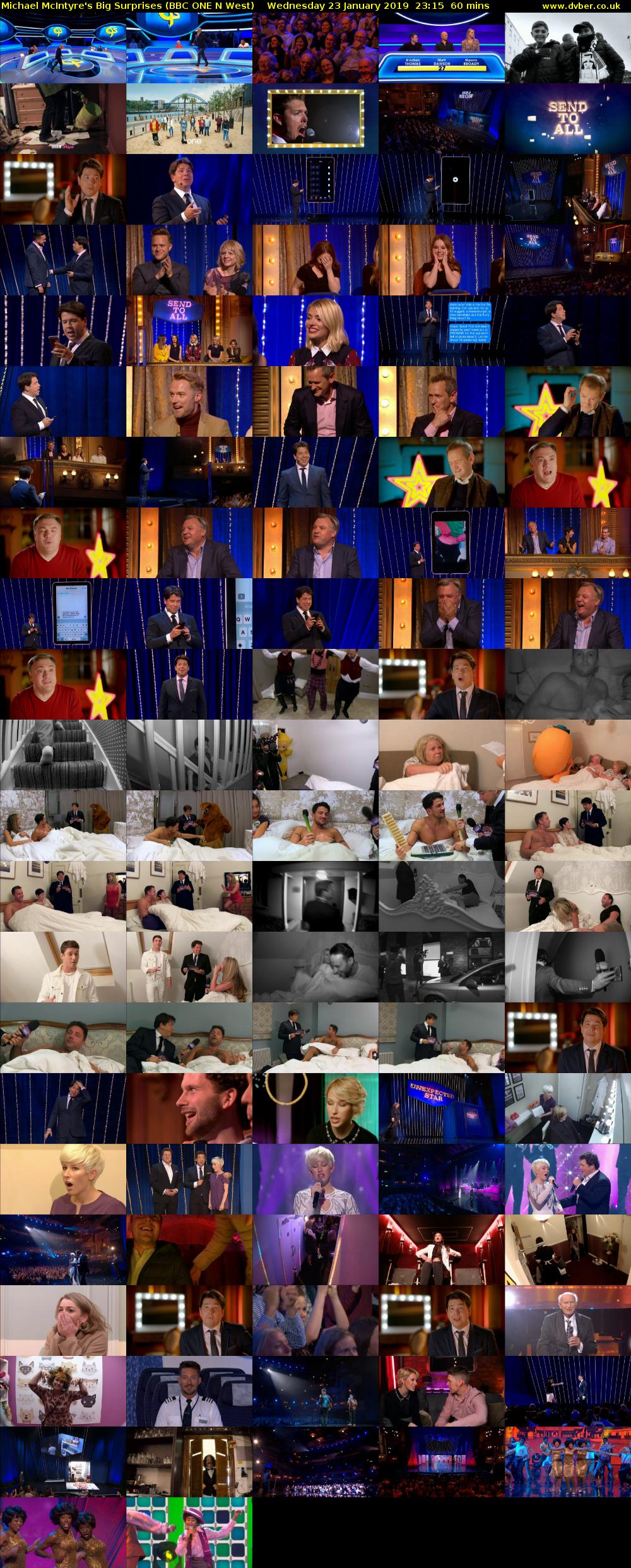 Michael McIntyre's Big Surprises (BBC ONE N West) Wednesday 23 January 2019 23:15 - 00:15