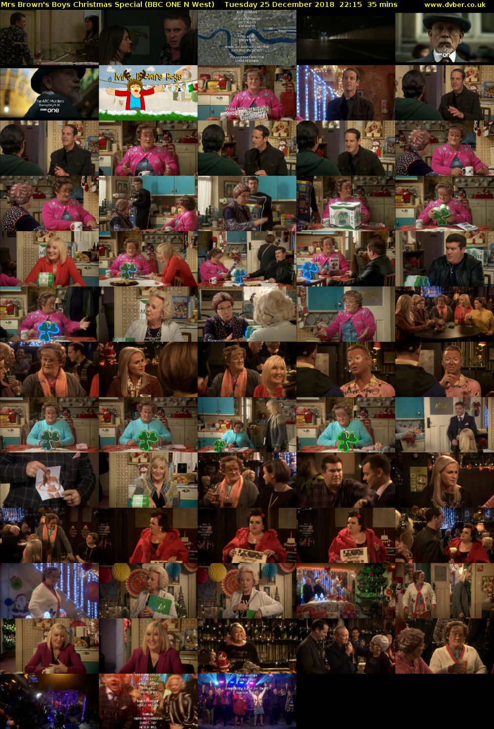 Mrs Brown's Boys Christmas Special (BBC ONE N West) Tuesday 25 December 2018 22:15 - 22:50