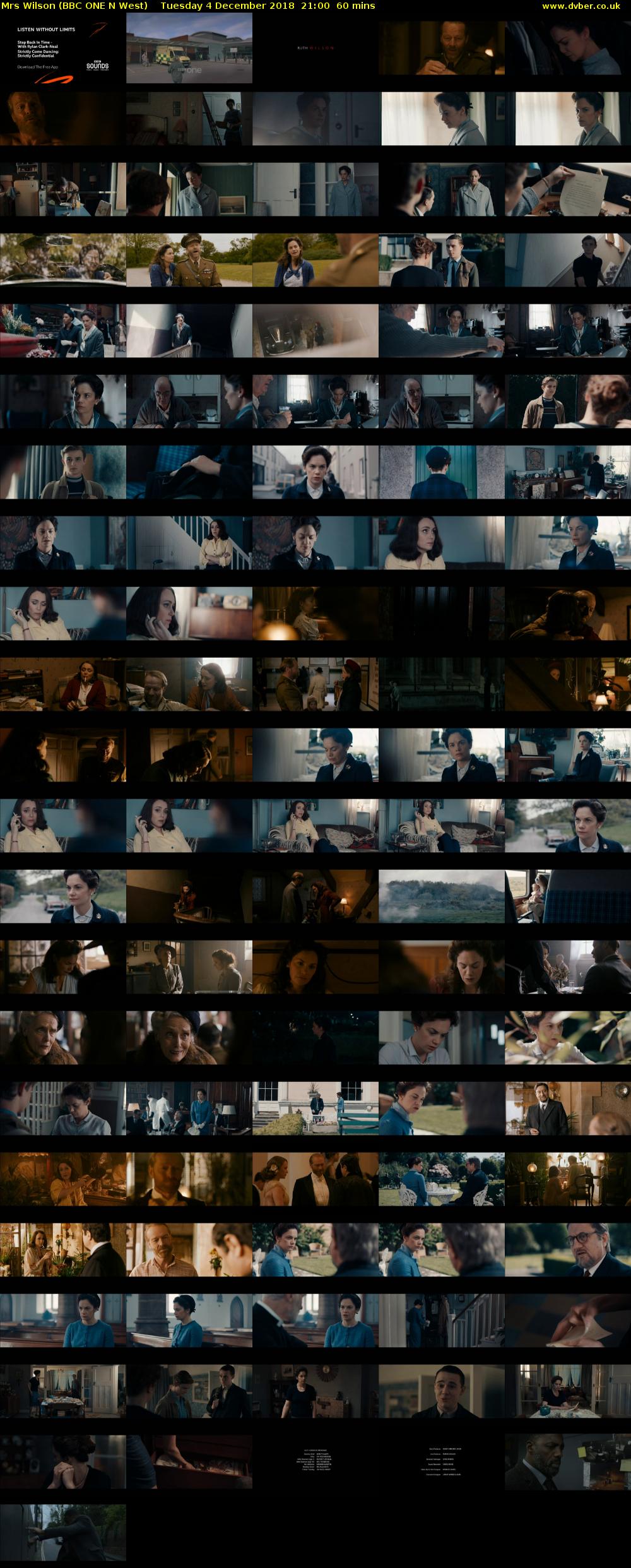 Mrs Wilson (BBC ONE N West) Tuesday 4 December 2018 21:00 - 22:00