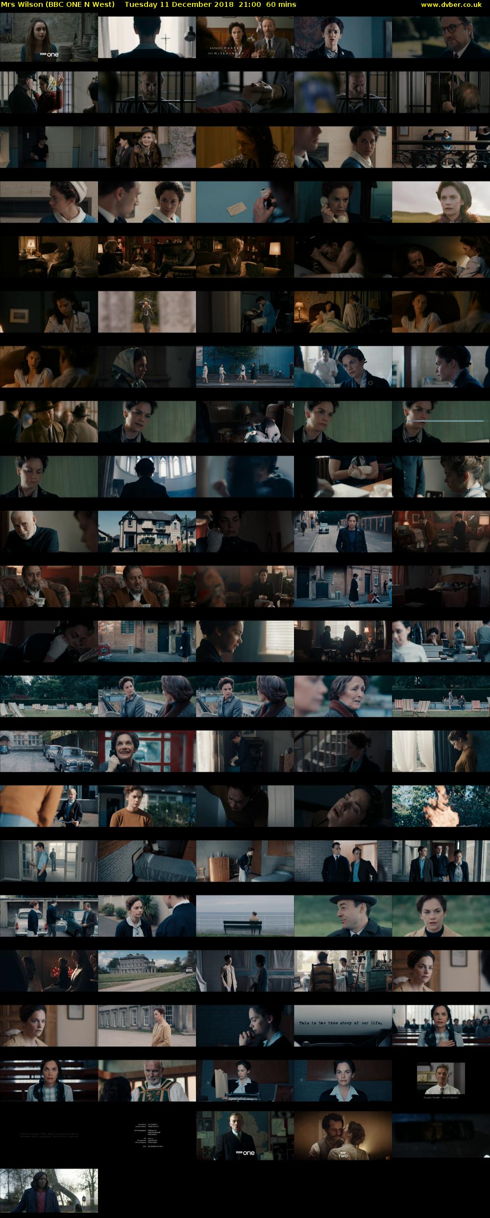 Mrs Wilson (BBC ONE N West) Tuesday 11 December 2018 21:00 - 22:00