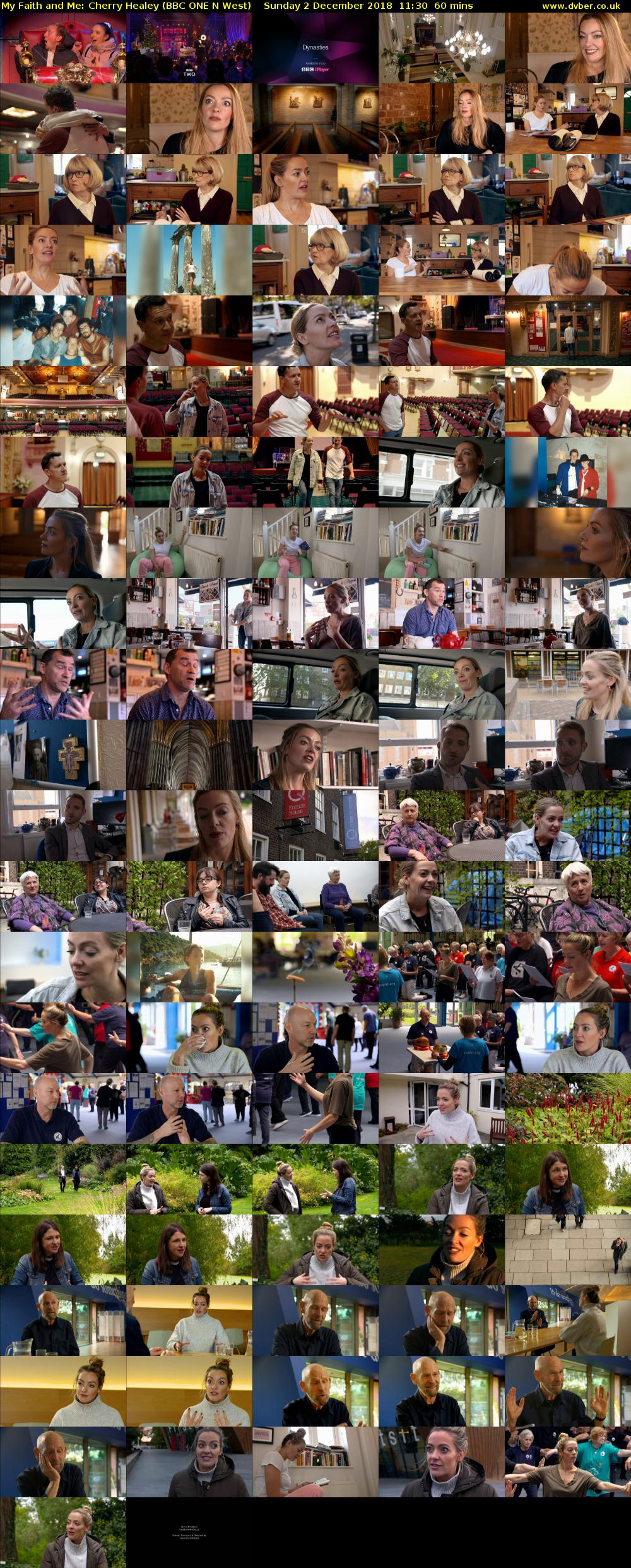 My Faith and Me: Cherry Healey (BBC ONE N West) Sunday 2 December 2018 11:30 - 12:30