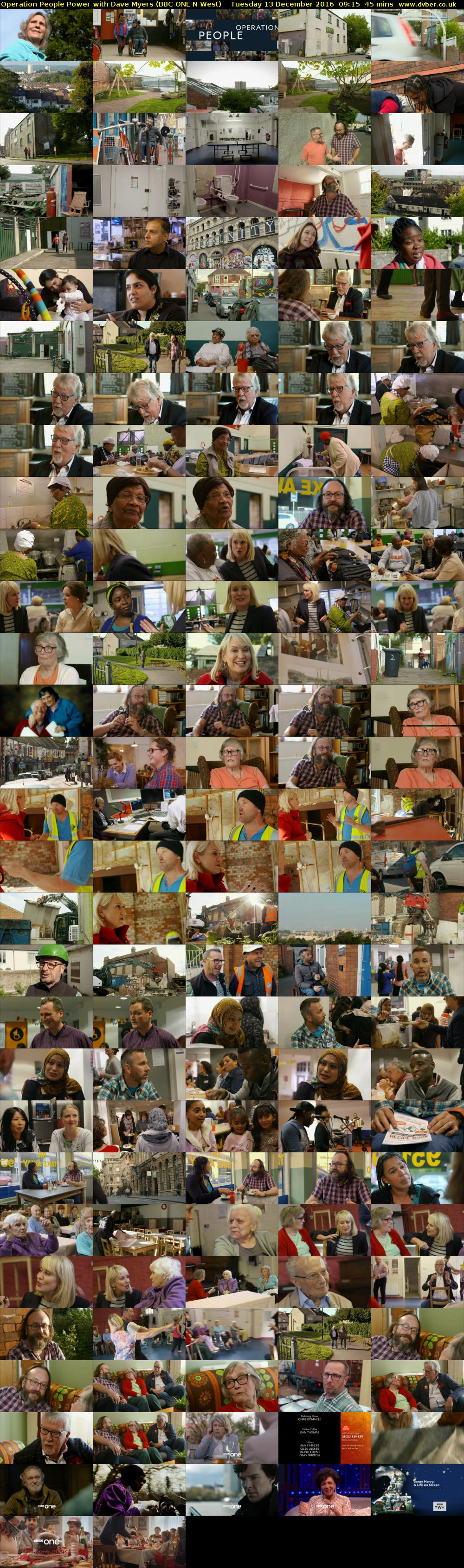 Operation People Power with Dave Myers (BBC ONE N West) Tuesday 13 December 2016 09:15 - 10:00