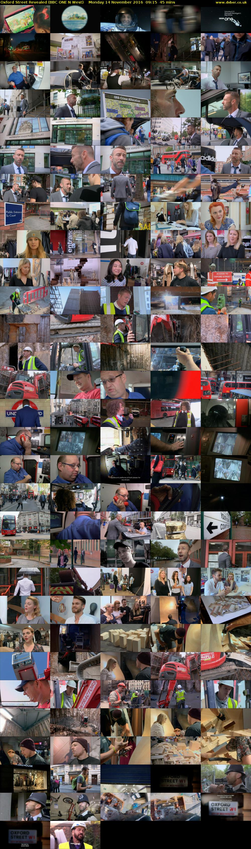 Oxford Street Revealed (BBC ONE N West) Monday 14 November 2016 09:15 - 10:00