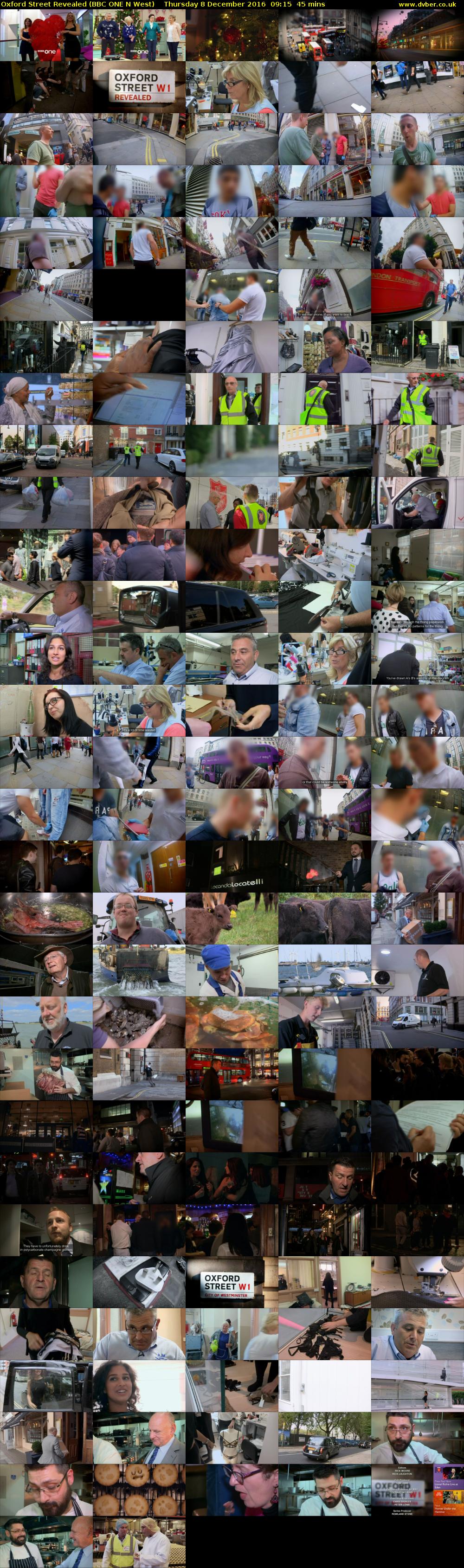 Oxford Street Revealed (BBC ONE N West) Thursday 8 December 2016 09:15 - 10:00