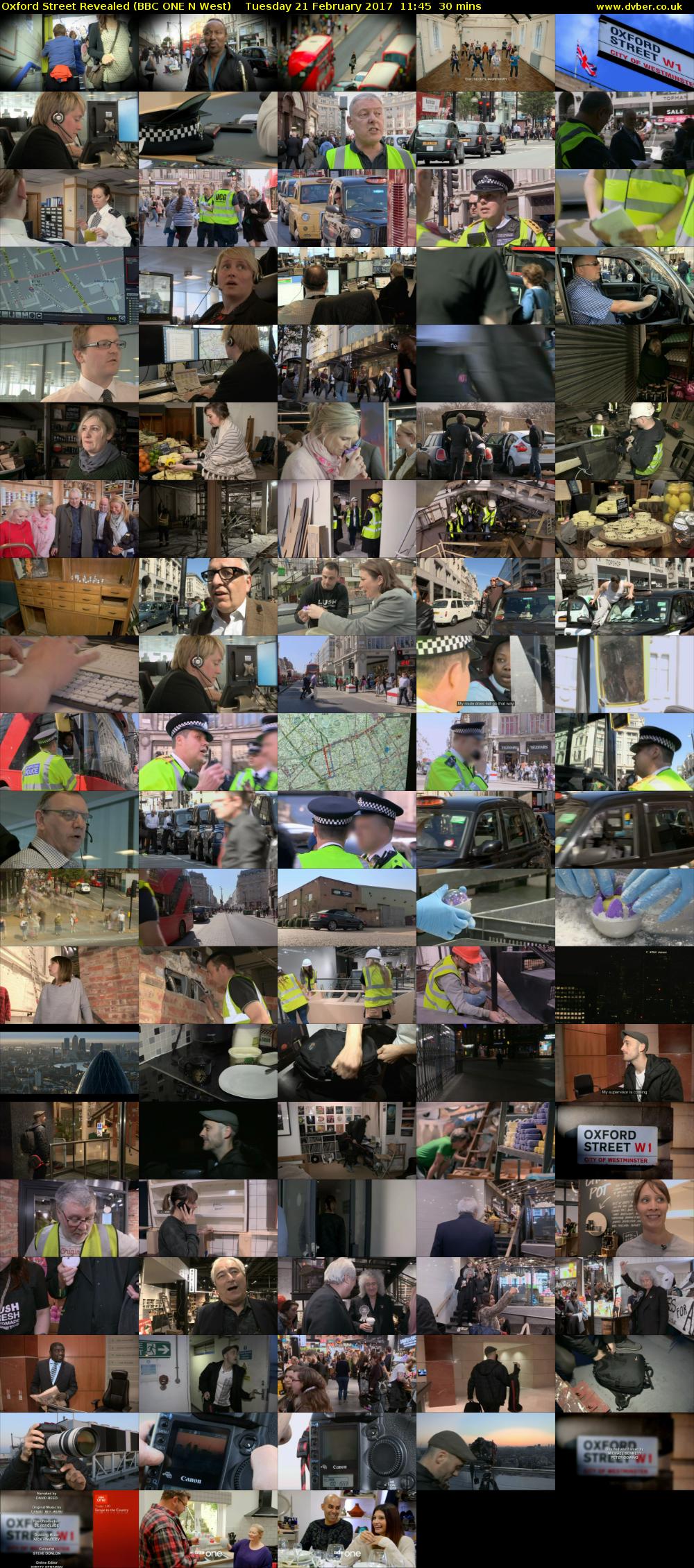Oxford Street Revealed (BBC ONE N West) Tuesday 21 February 2017 11:45 - 12:15
