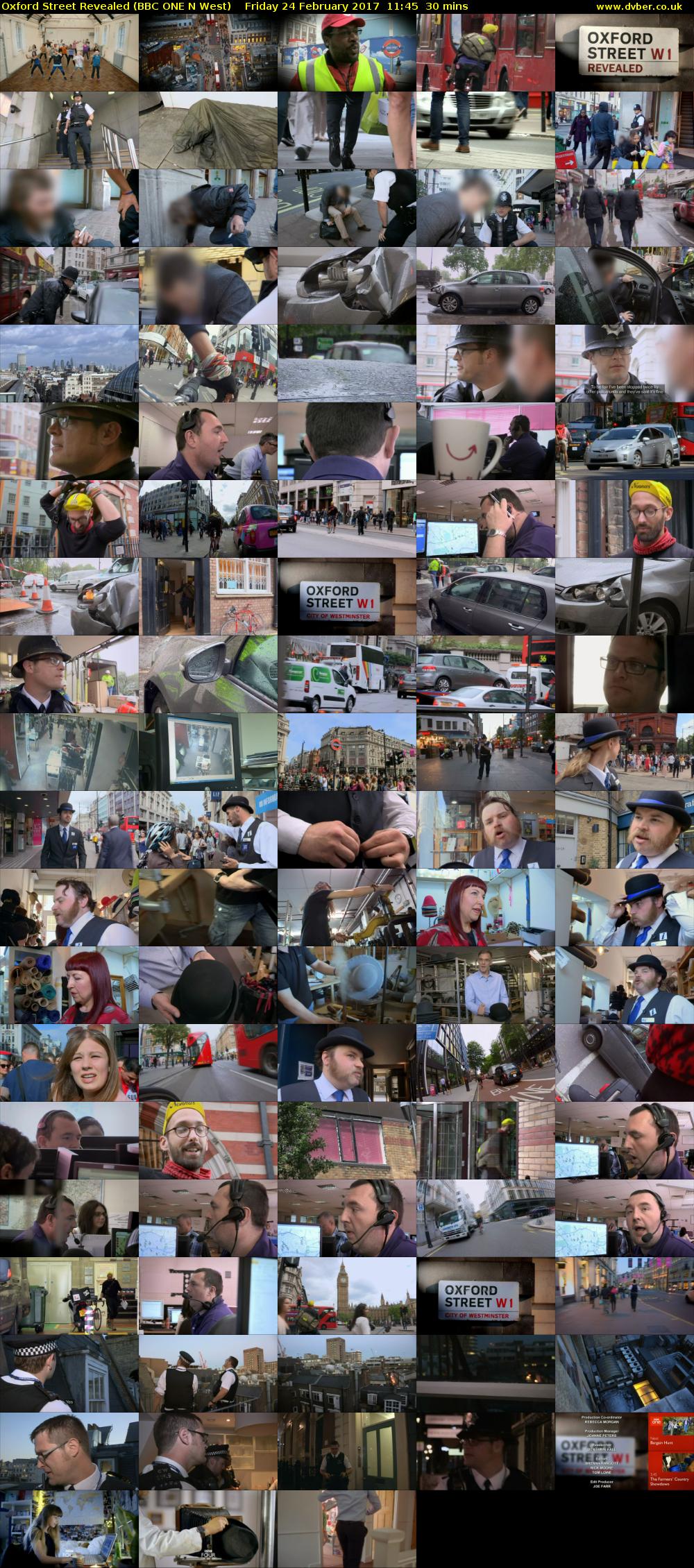 Oxford Street Revealed (BBC ONE N West) Friday 24 February 2017 11:45 - 12:15