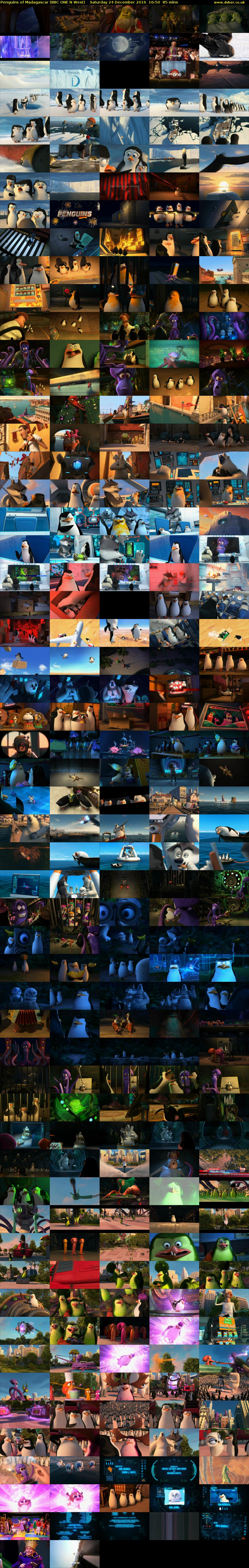 Penguins of Madagascar (BBC ONE N West) Saturday 24 December 2016 16:50 - 18:15