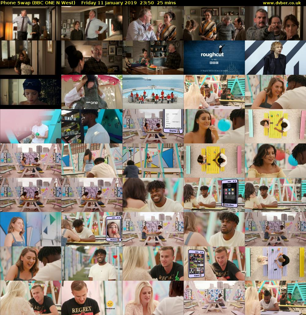 Phone Swap (BBC ONE N West) Friday 11 January 2019 23:50 - 00:15